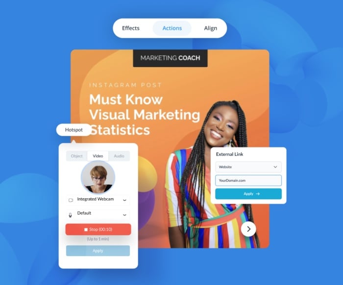 用交互性和动画吸引你的观众